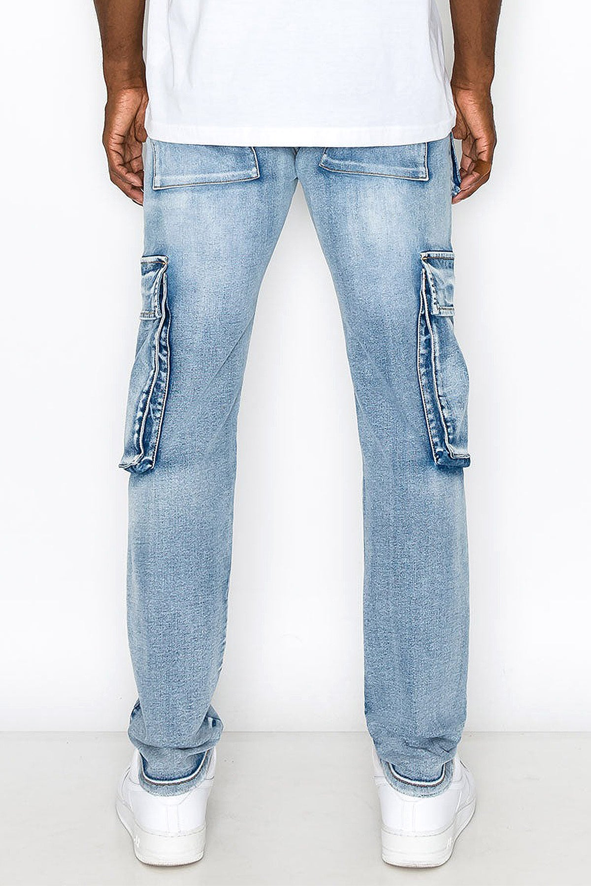 Utility Cargo Multi Pockets Denim Jeans – G-Style USA