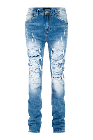 Mens Stacked Rippedjeans Stylish Jeans For Men High Quality Mens Designer  Jeans - Buy Mens Jeans,Men's Jeans With Pockets,Men's Jeans Wear Product on