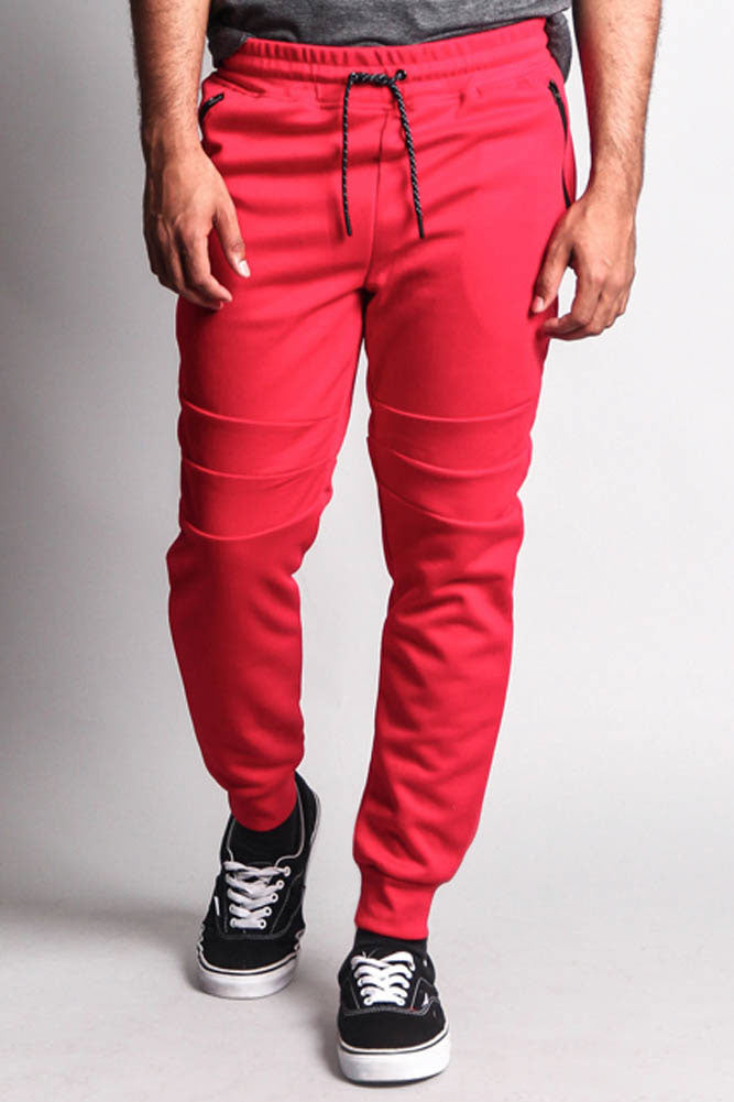 Basic Tech Sweat Pants with Contrasting Zippers – G-Style USA