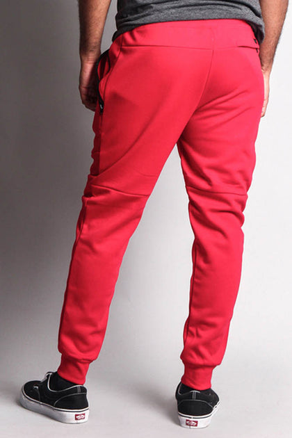Basic Tech Sweat Pants with Contrasting Zippers – G-Style USA