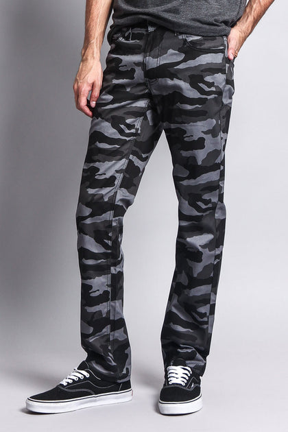 Men's Camo Slim Fit Pants AR168 - GStyleUSA.com – G-Style USA