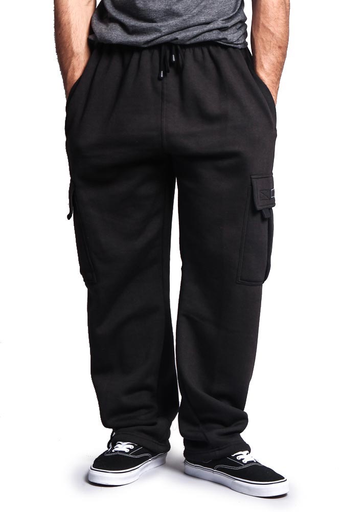 Men's Solid Fleece Cargo Pants – G-Style USA