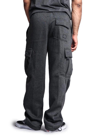 Men's Solid Fleece Cargo Pants – G-Style USA