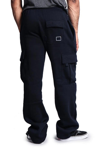 Men's Solid Fleece Cargo Pants – G-Style USA