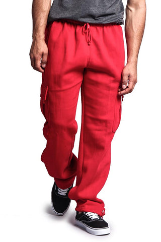 Men's Solid Fleece Cargo Pants – G-Style USA