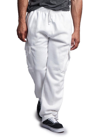 Men's Solid Fleece Cargo Pants – G-Style USA