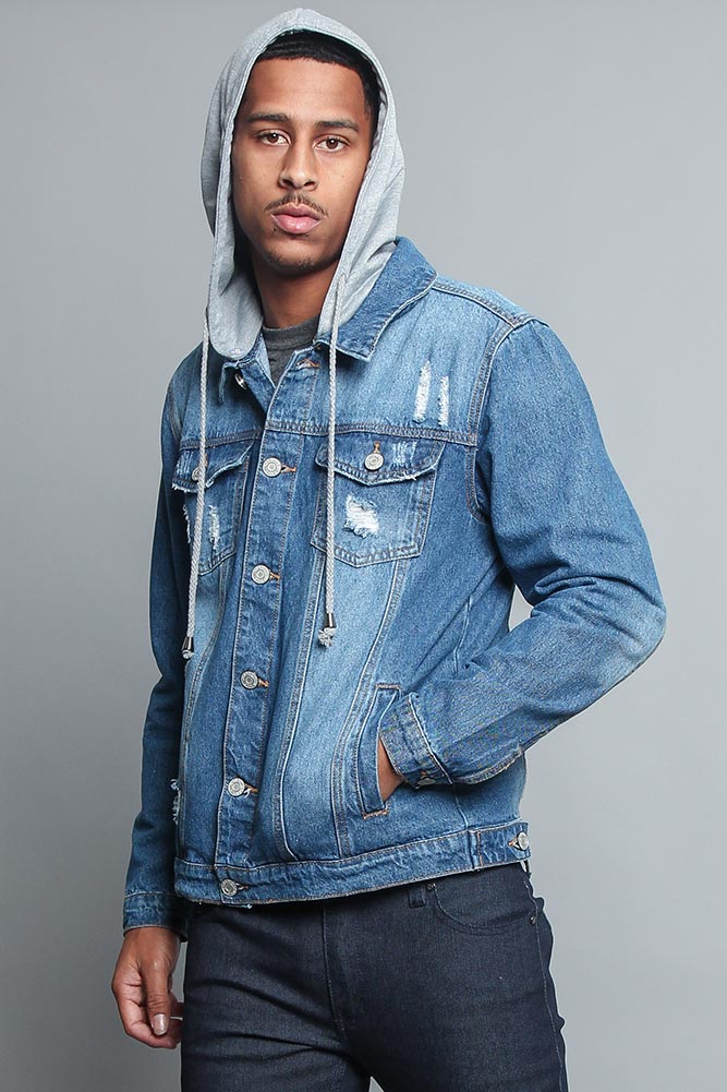 Hooded Denim Jacket – G-Style USA