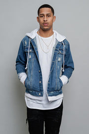 Indigo/White