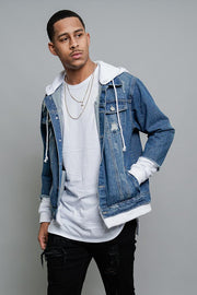 Indigo/White
