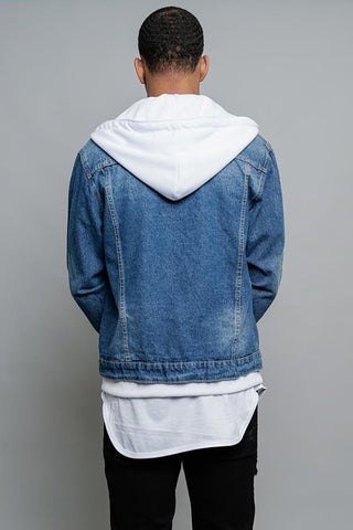 Indigo/White