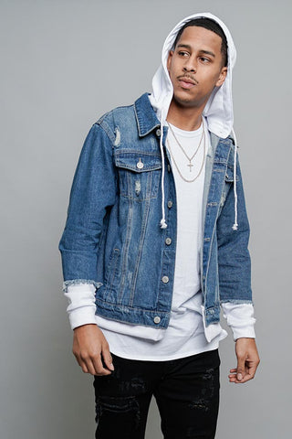 Indigo/White