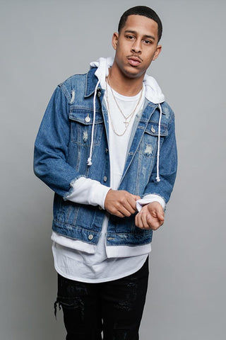 Indigo/White