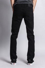 Men's Essential Skinny Fit Colored Jeans (Black)