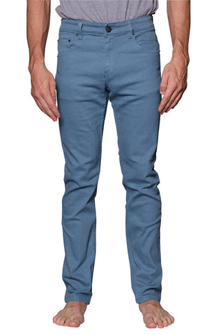 Men's Essential Skinny Fit Colored Jeans (French Blue)