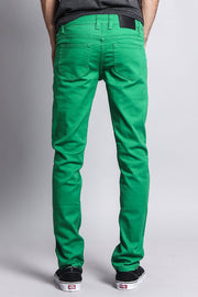 Men's Essential Skinny Fit Colored Jeans (Kelly Green)