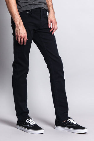 Men's Essential Skinny Fit Colored Jeans (Navy)