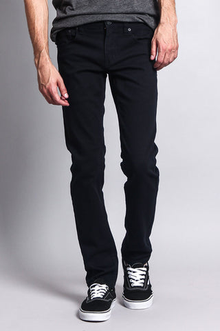 Men's Essential Skinny Fit Colored Jeans (Navy)