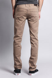 Men's Essential Skinny Fit Colored Jeans (Taupe)