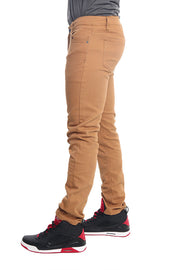 Men's Essential Skinny Fit Colored Jeans (Wheat)
