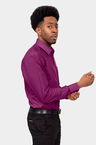 Wine dress shirt outlet