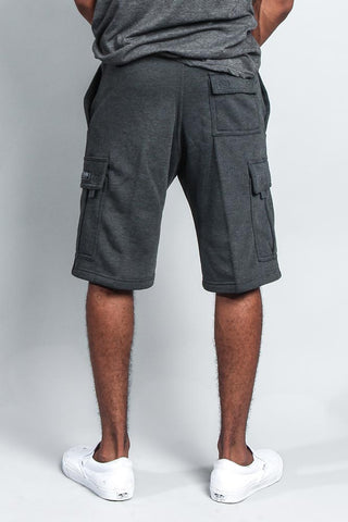 Men's Solid Fleece Heavyweight Cargo Shorts – G-Style USA