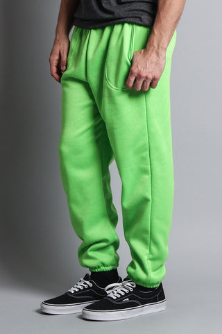 Mens lime green sweatpants 2025