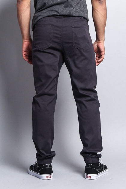 Men's Jogger Twill Pants (Charcoal) – G-Style USA