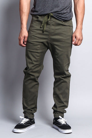 Men's Jogger Twill Pants (Olive) – G-Style USA