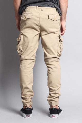 Big Cargo Jogger Pants With Distressed Knee – G-Style USA