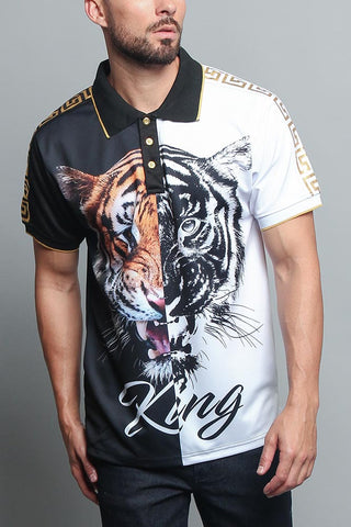 King Contrast Tiger Polo – G-Style USA