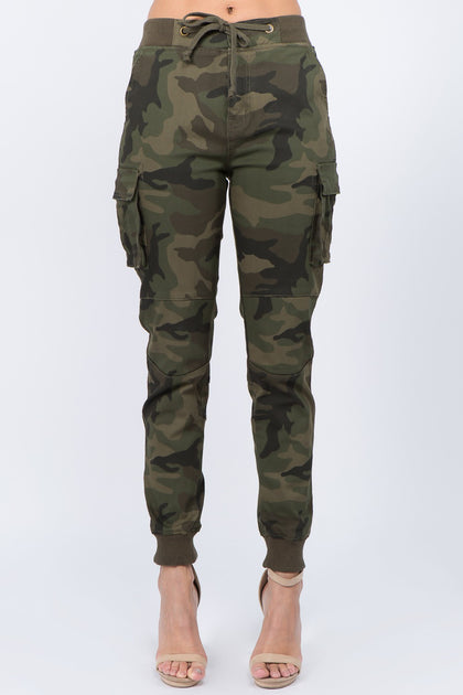 Women's Essential Colored Cargo Joggers – G-Style USA