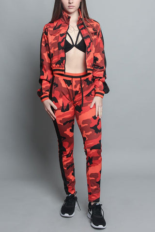 Autumn Red Camo/Black