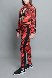 Autumn Red Camo/Black