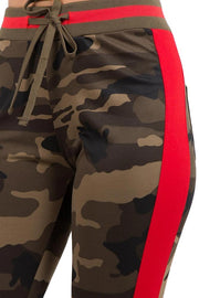 Olive Camo/Red