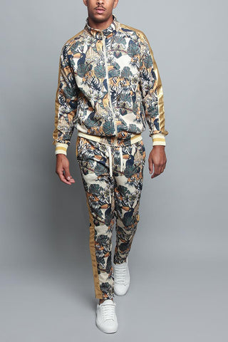 Royal Floral Tiger Track Suit – G-Style USA