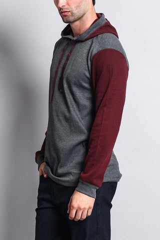 Charcoal/Burgundy