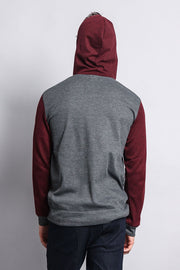 Charcoal/Burgundy