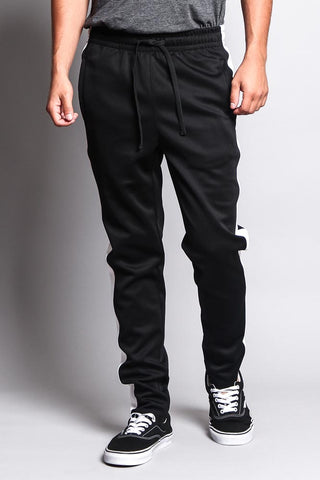 Slim Fit Striped Track Pants – G-Style USA