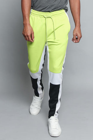 Tri color track sales pants